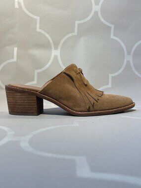 Madewell The Dani Fringed Mule Leather Slip-On Loafers Women's Shoes